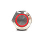 16mm RED Led Stainless Steel Momentary Type Push Button Switch IP65 (12V-24V) DC