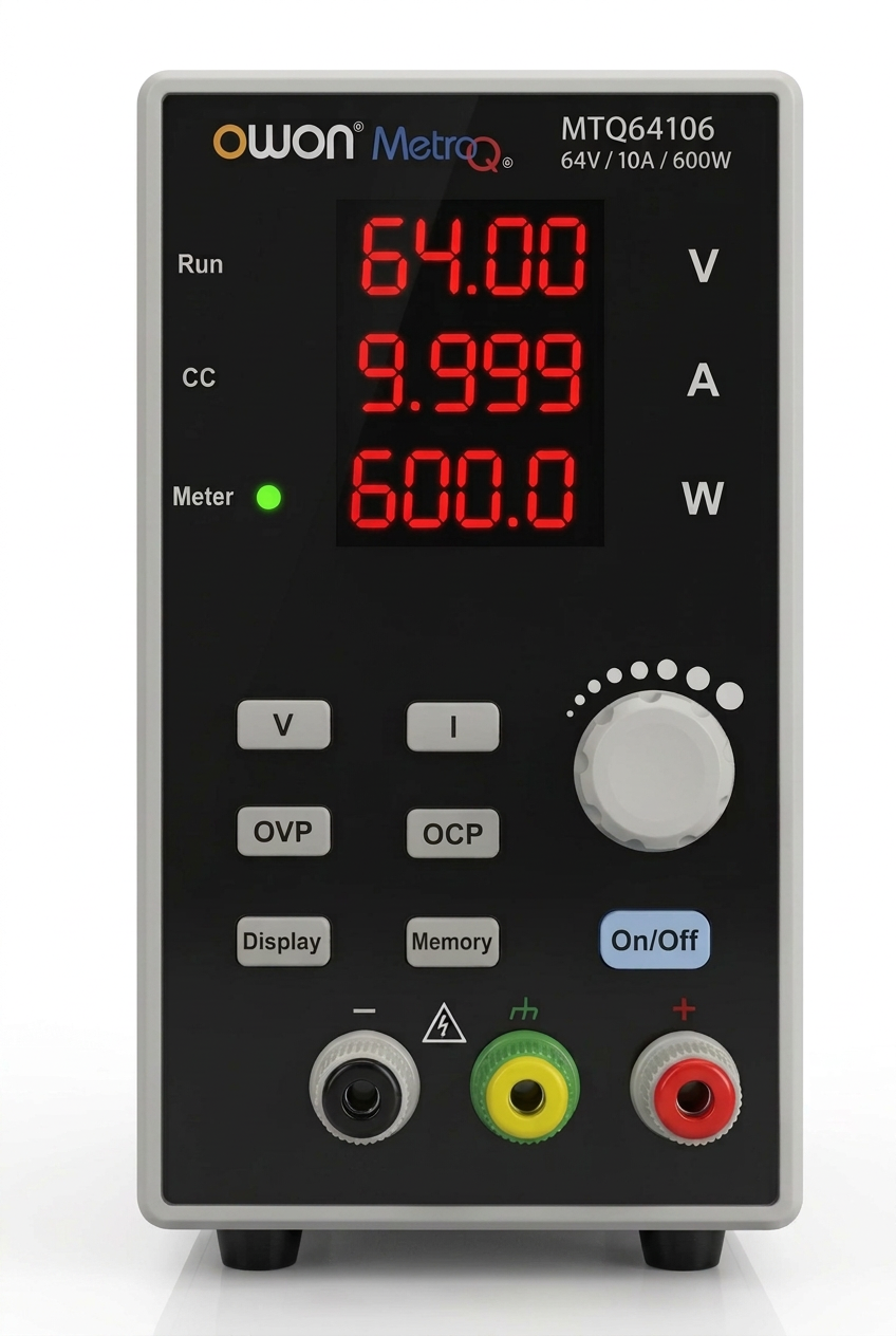 MetroQ MTQ64106 Linear Variable DC Power Supply, 64V 10A, 600W