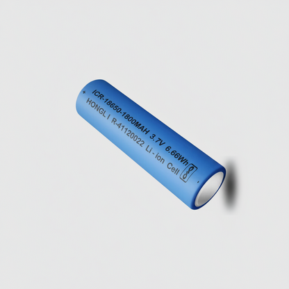 Hongli 1800mAh 18650 Rechargeable Lithium ion Battery, 3.7 V 6.66Wh Li-ion Cell (Original)