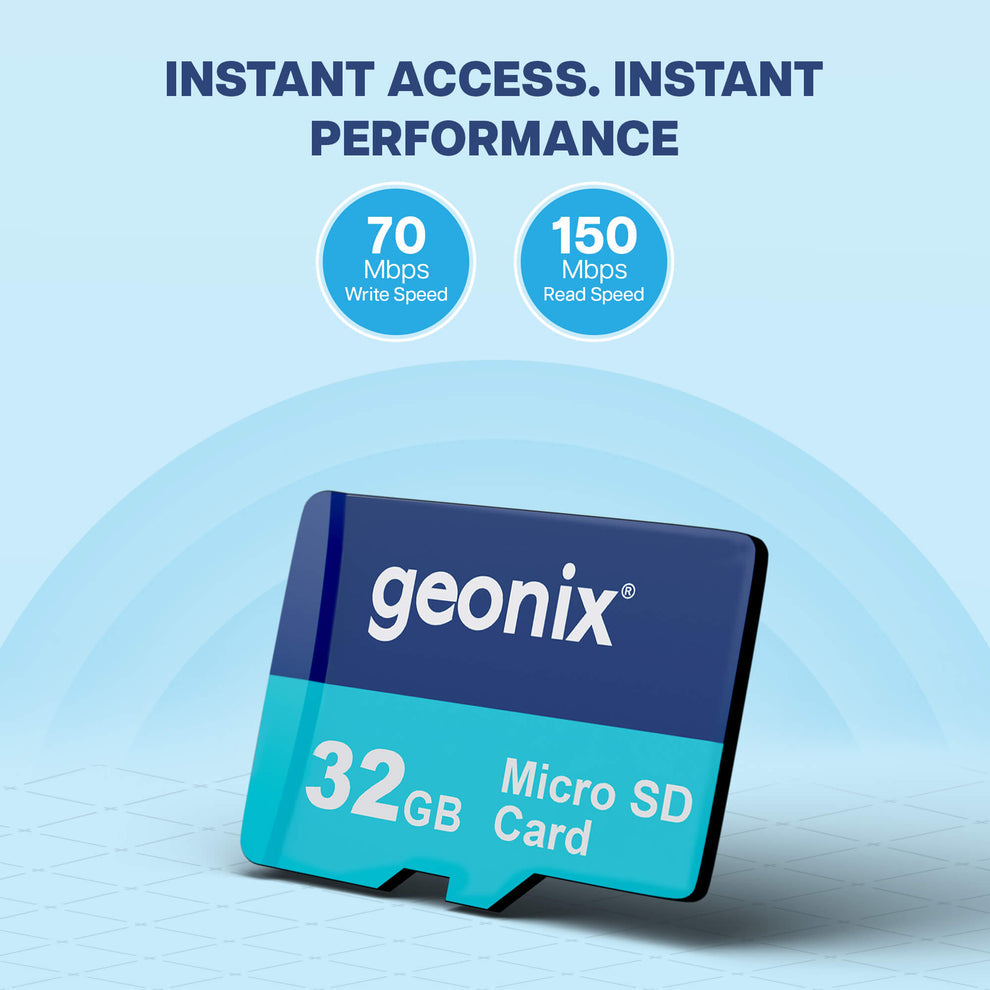 32GB Geonix Micro SD Card Class V30 150MB/s Memory Card for Drone