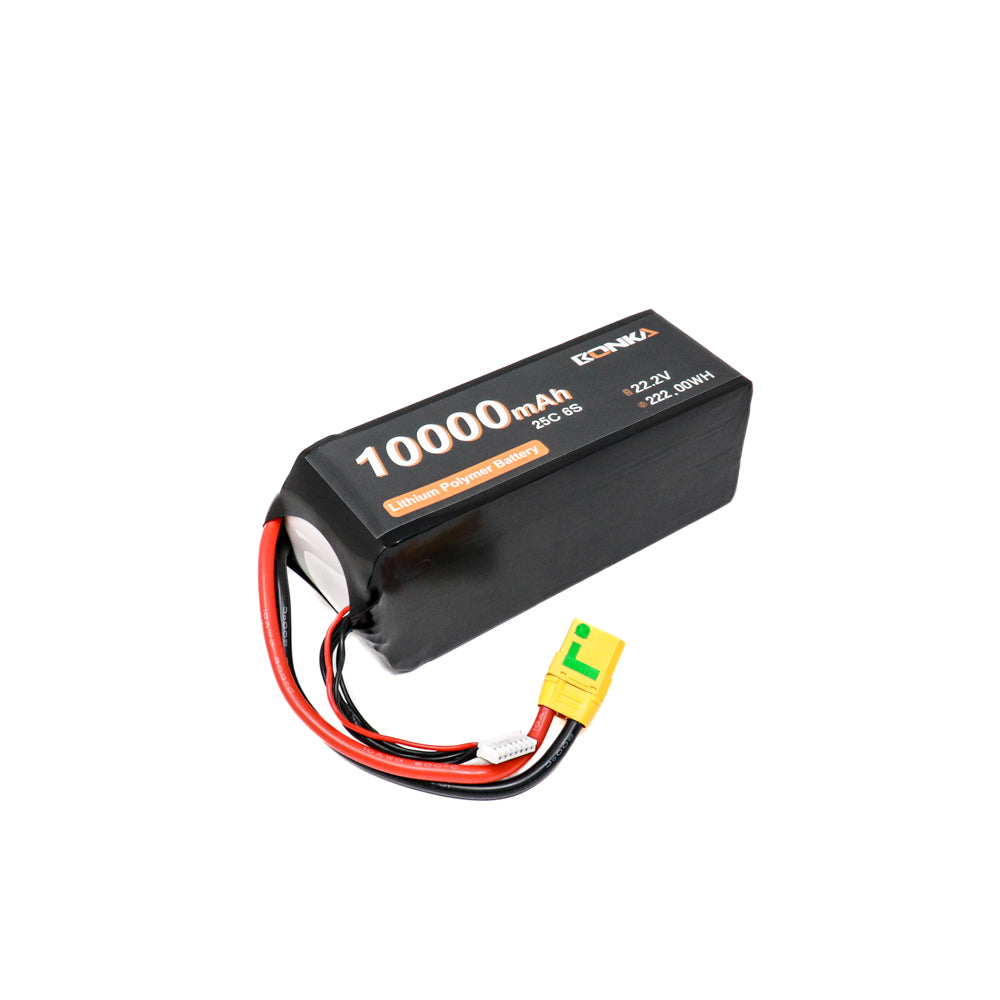 Bonka 22.2V 10000mAh 25C 6S Lipo Battery