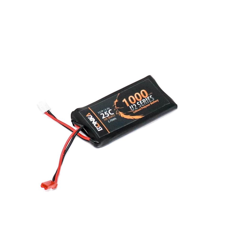 Bonka 3.7V 1000mAh 25C 1S Lithium Polymer Battery Pack