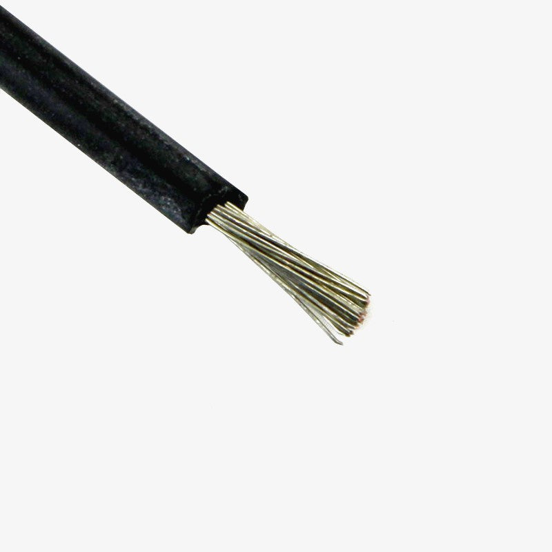 20AWG High voltage Silicone Wire  3000V Black - 1 Meter