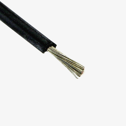 20AWG High voltage Silicone Wire  3000V Black - 1 Meter