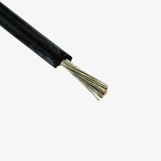 20AWG High voltage Silicone Wire  3000V Black - 1 Meter
