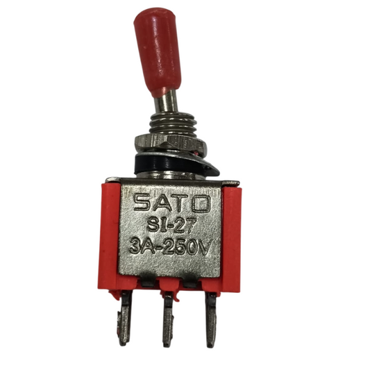 Sato SI-26 - 3 Pin 3A 250V Toggle Switch SPDT  (1 Pc)