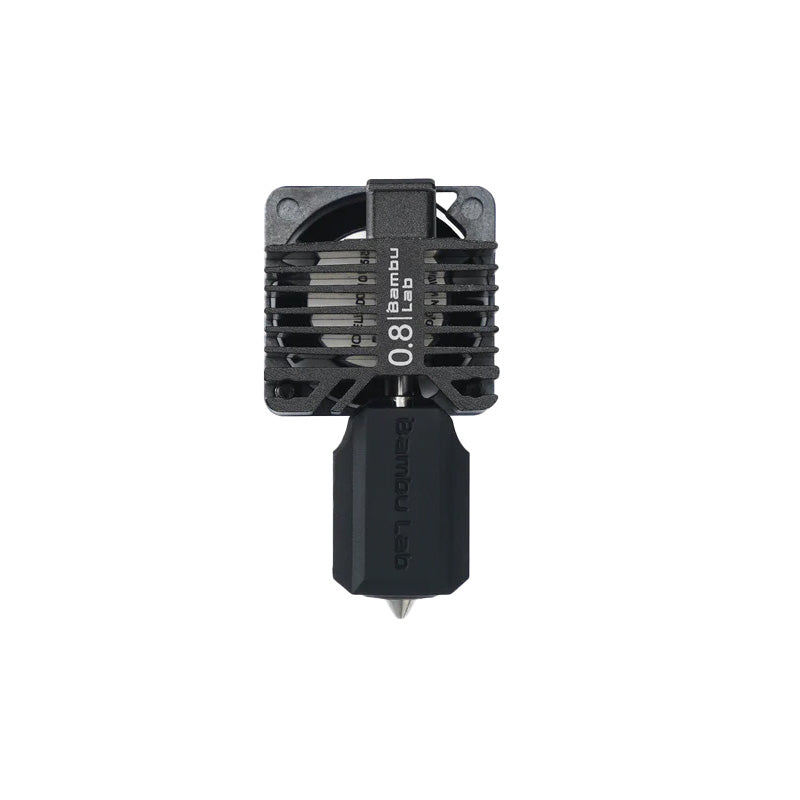 Bambu Lab Complete Hotend Assembly with Hardened Steel Nozzle -0.8mm for X1C (FAH003)