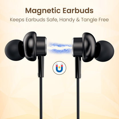 Portronics POR 3036 Conch Sigma C in Ear Type C Wired Earphones (Black)