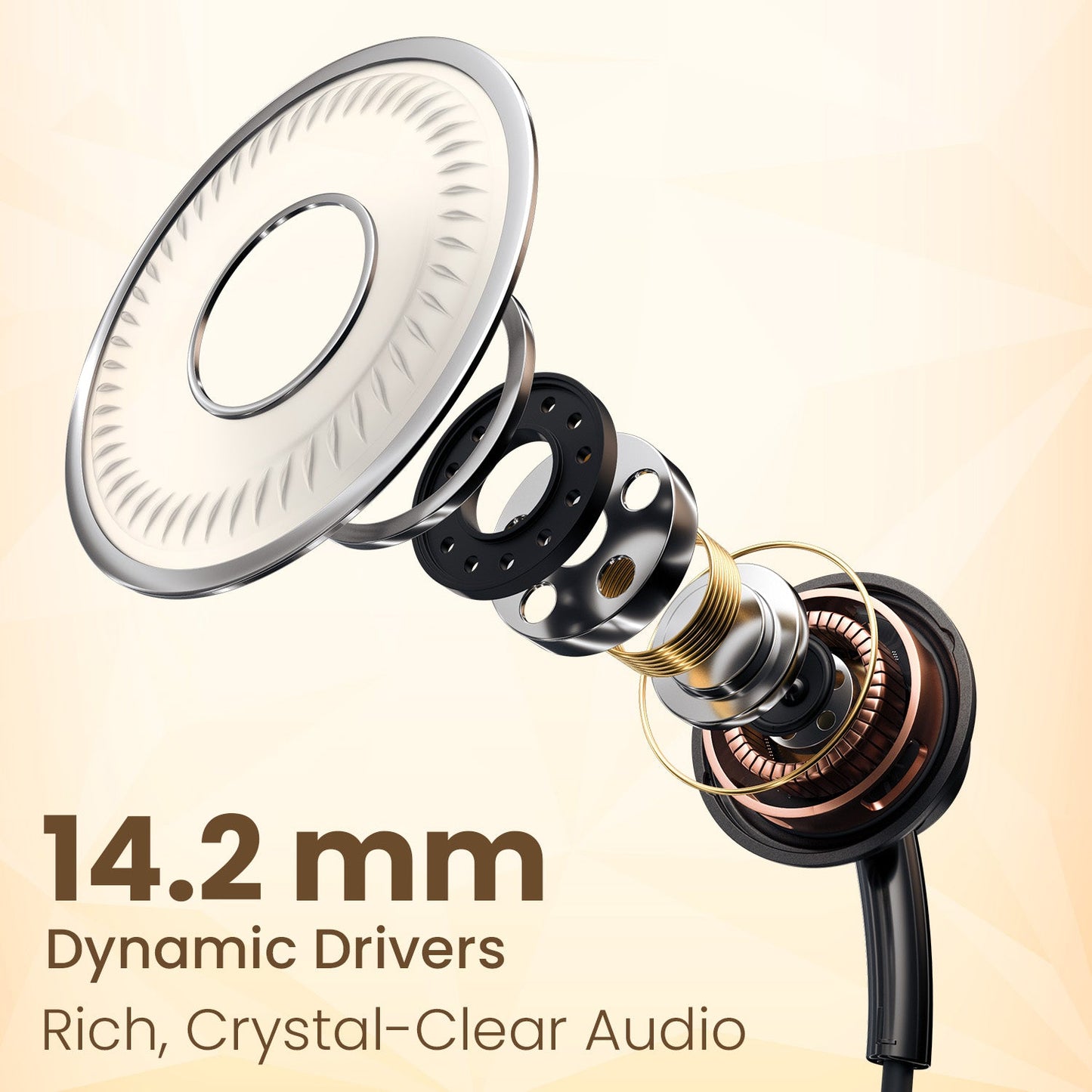 Portronics POR 3036 Conch Sigma C in Ear Type C Wired Earphones (Black)