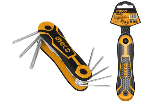 INGCO HHK14083 8 Pcs Torx Key Pocket Set