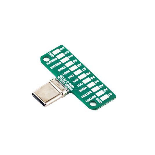 7Semi USB Type-C 3.1 Male Breakout Board – 24-Pin USB-C Connector for Prototyping and Embedded Applications