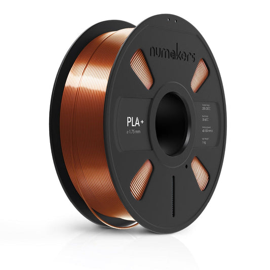 Numakers PLA Silk Filament – Copper– 1.75 mm / 1 kg