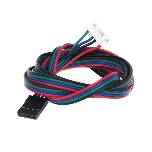 Pure Copper 1000mm 1 Meter Cable with JST & Dupont Connector for NEMA 17 Stepper Motor