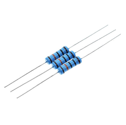 100K ohm 1/4 Watt ±1% Tolerance Metal Film Resistor (Pack of 10)