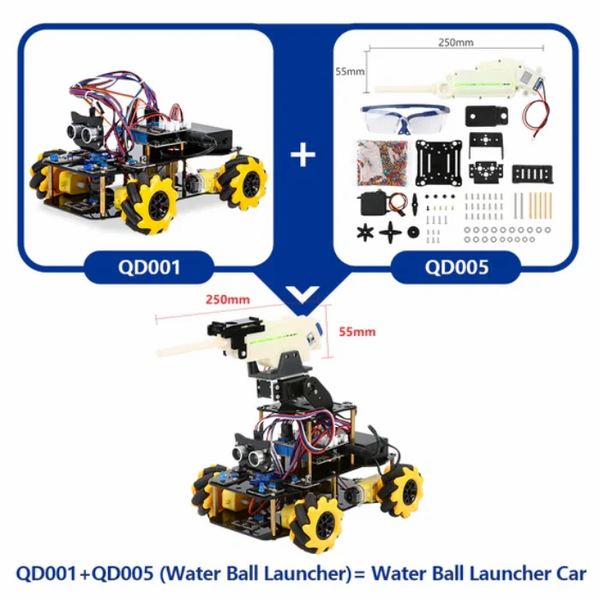 ACEBOTT ESP32 Water Ball Launcher Expansion Pack- QD005 – Indian Hobby ...