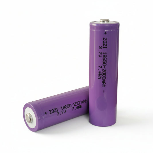 Original 2000mAh 18650 Rechargeable Lithium Ion Battery, 3.7V 7.4WH (1 Pc) for SKYDROID, Radiomaster Remote