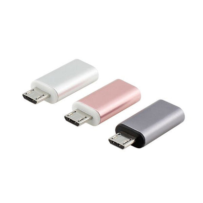 KPS Type C Female to Micro USB Male Adapter, Converter USB C to Micro USB, Charger Connector Works with Smartphones, Tablets, and More Devices with Micro USB Port (Multi-colour)