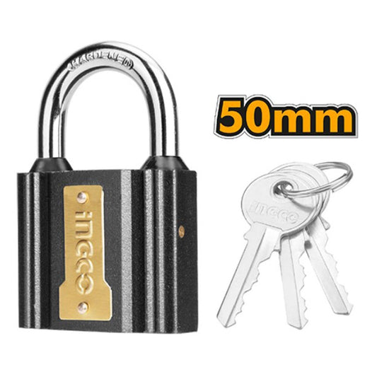 INGCO DIPL0501 Iron Padlock – 50 mm with 3 Keys