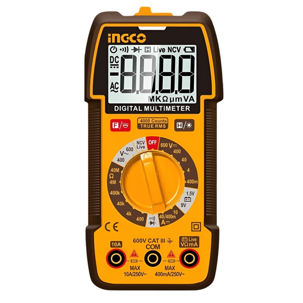 INGCO DM310004 1000V 6000 Counts TRMS Digital Multimeter