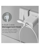 Portronics POR 2886 Konnect Core 3 USB to Micro USB Cable 1 m Length (White)