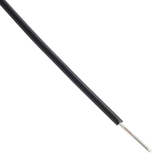 14 AWG Single Core Silicone Wire Black Ultra High Quality Super Flexible - 1 Meter