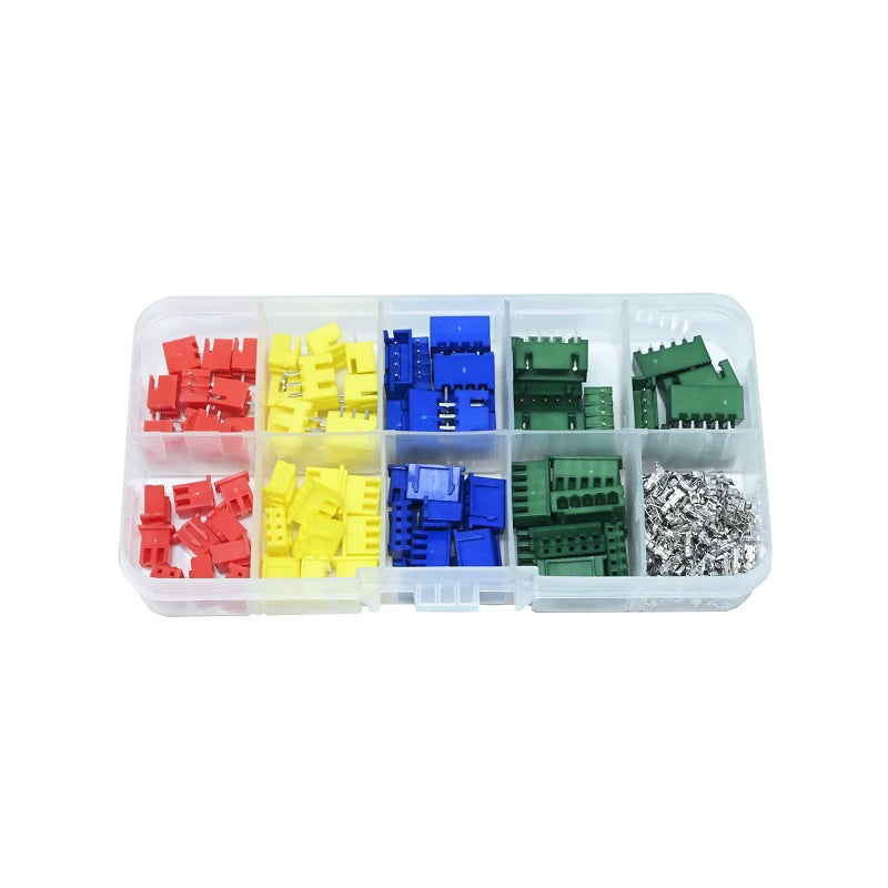 230 Pcs XH2.54mm Terminal Kit 2P 3P 4P Housing Header Connector Kit