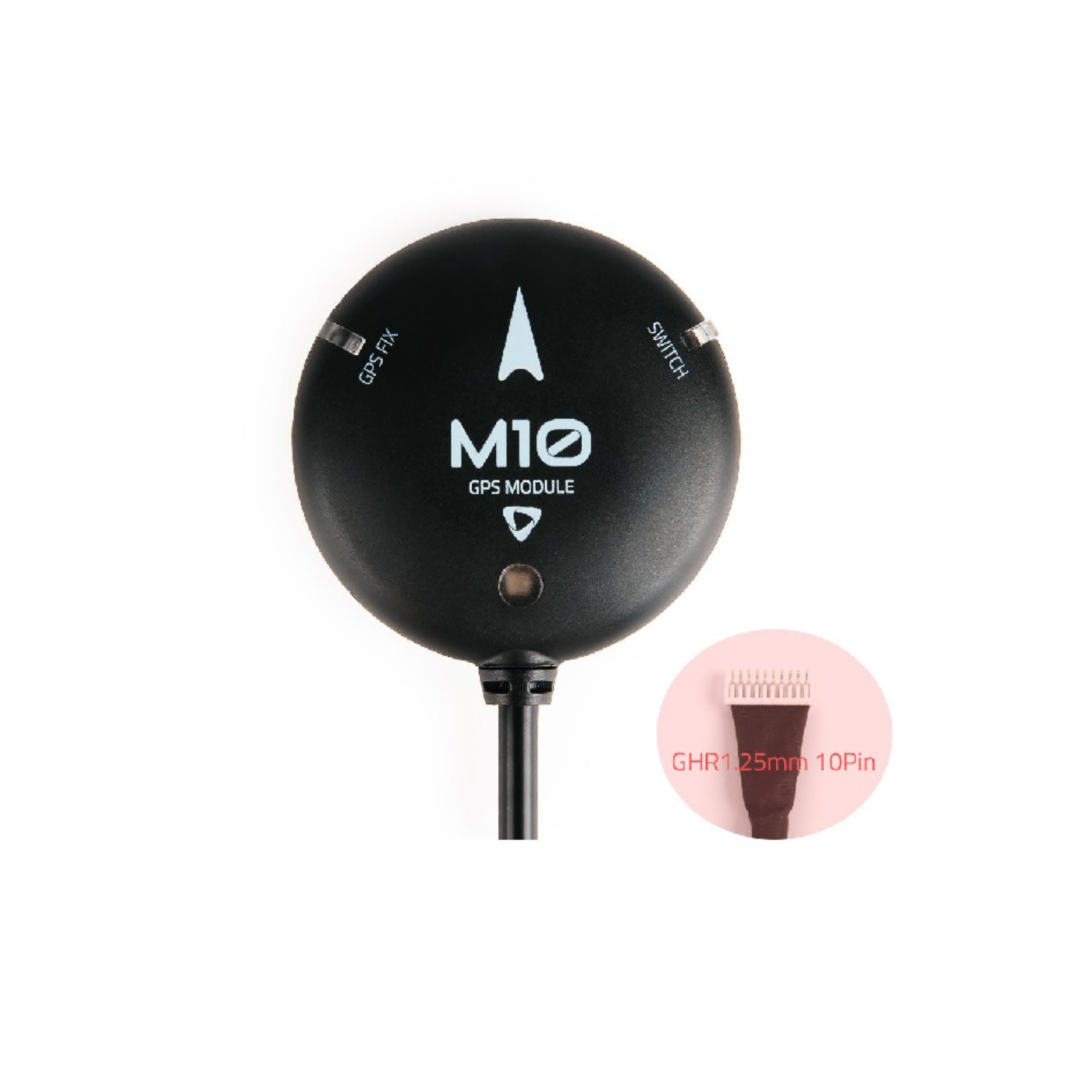 Holybro M10 GPS Standard GPS (GHR 1.25mm 10 pin)