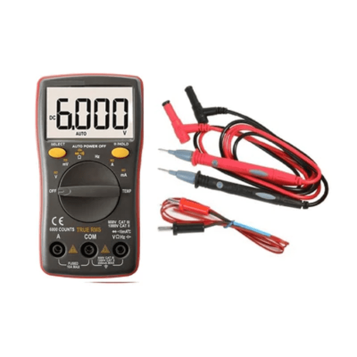 MetroQ MTQ-109+ Digital Autorange Multimeter (TRMS,  6000 Counts)
