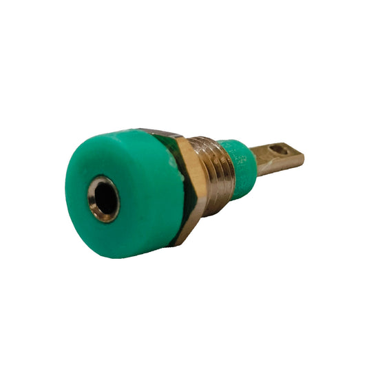 2mm Banana Socket Female Panel Mount Type - Green