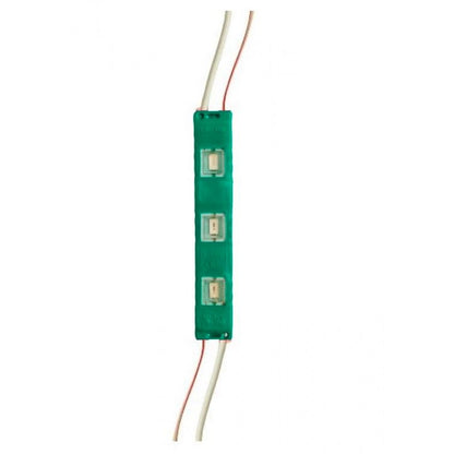 12V 3 LED Module Waterproof LED Strip Light (GREEN)