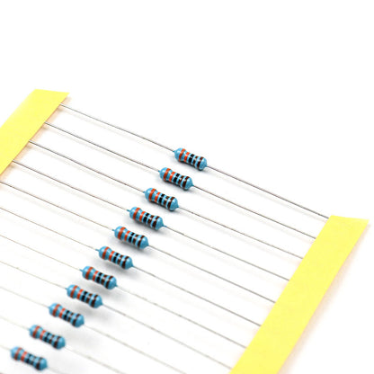 3.3K ohm 1/4 Watt ±1% Tolerance Metal Film Resistor (Pack of 10)