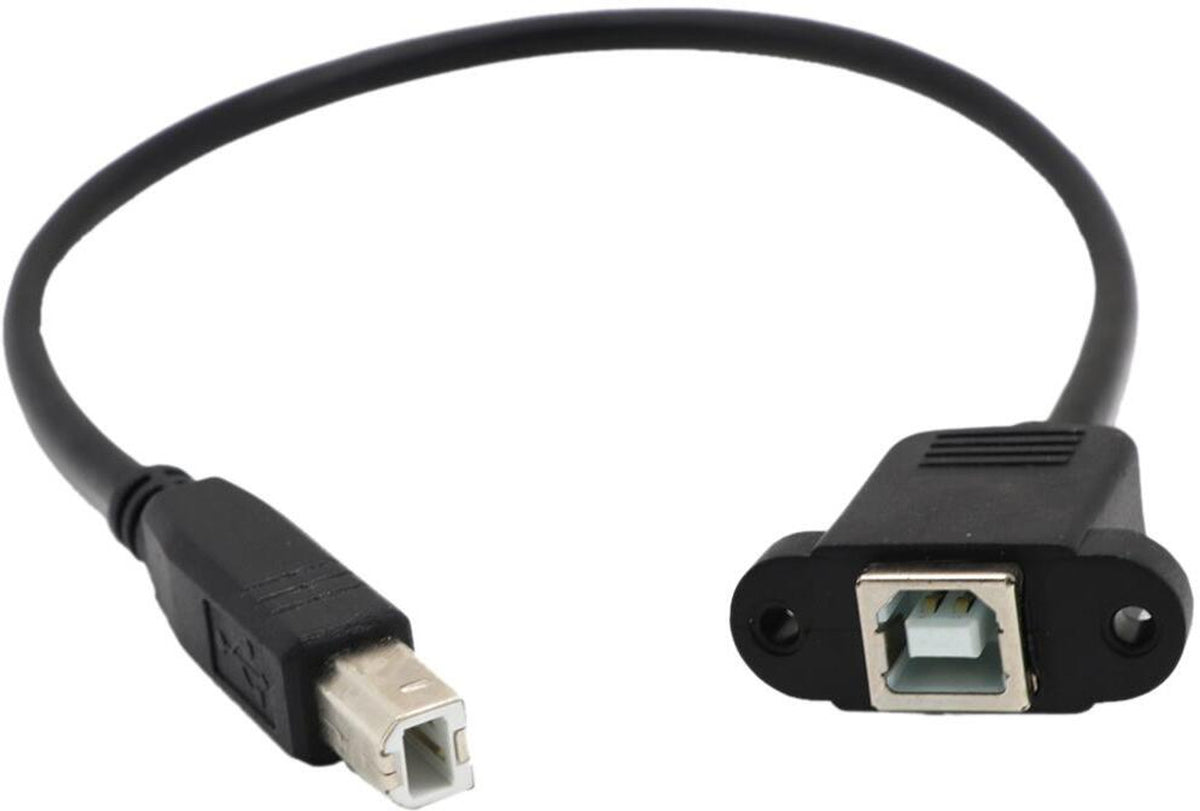 USB B to B Male - Female 30 CM Extension Cable