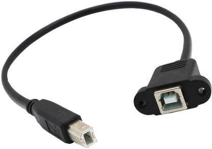USB B to B Male - Female 30 CM Extension Cable