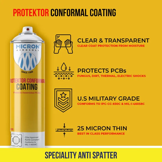 Protektor Conformal Coating for PCBs, Electronics | USA Military Grade (550ml)