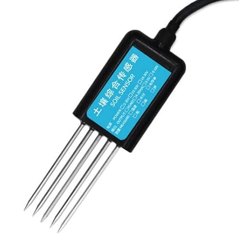 7 in 1 Soil Integrated Sensor NPK Conductivity, pH, Moisture, Temperature Meter with RS485 Module