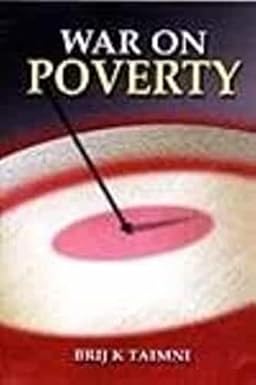 WAR ON POVERTY BY BRIJ K TAIMNI (HARDCOVER) OLD BOOK