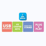 ZEBRONICS K20 Wired USB Keyboard with Rupee Key