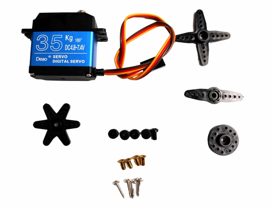 Deao 35kg Digital Servo - 180° High Torque Metal Gear