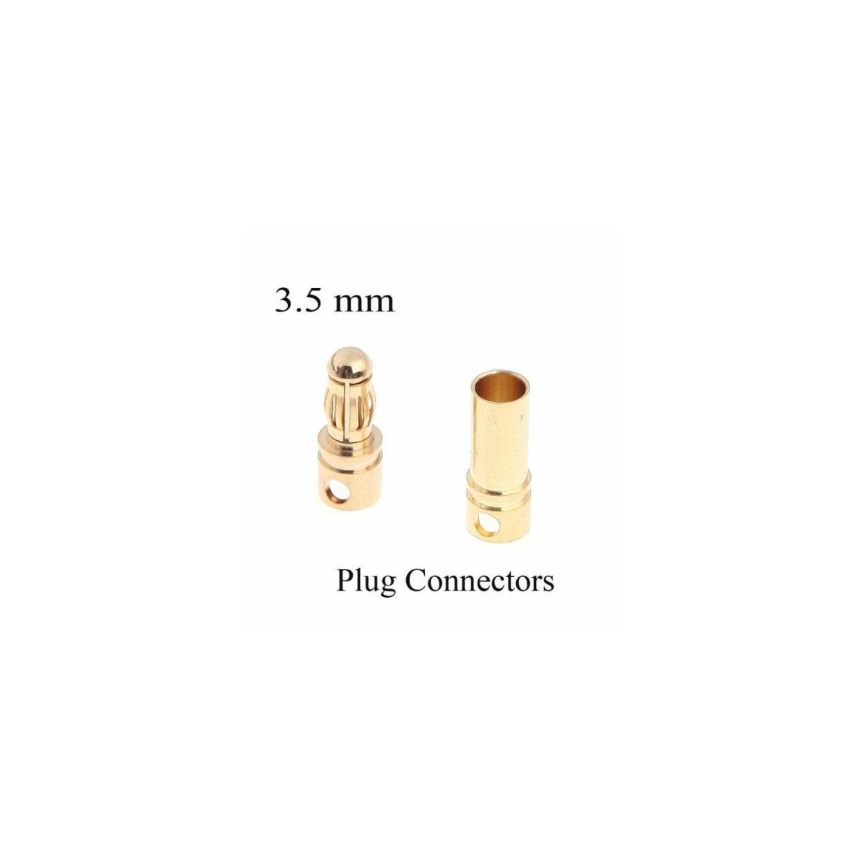 3.5mm Bullet Connectors Male Female (1 Pair)