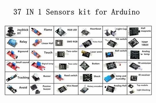 37 in 1 Sensor Module Kit with Box for Arduino