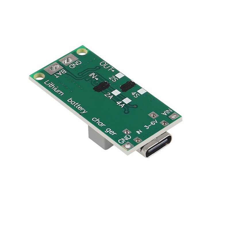 3S 12.6V 1A 18650 Lithium Battery Charger Module Type C