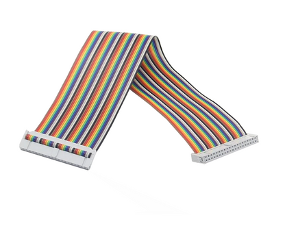 40 Pin Colorful Rainbow GPIO Female to Female Cable 20CM for Raspberry Pi