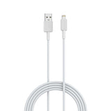 Portronics POR 1812 Konnect Link USB to Lightning Fast Charging Cable With iOS Compatibility 1 Meter (White)
