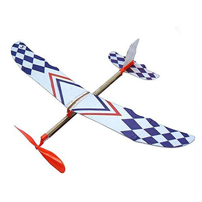 DIY Rubber Band Powered Plane Thunderer Glider Model Kit – Pack of 20
