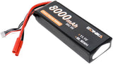 Bonka 3S 11.1V 8000mAh 25C 3S1P U2 Series Lipo Battery