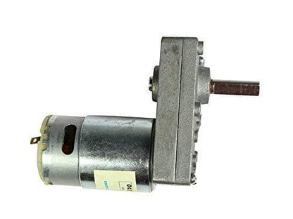 200 RPM 12v DC Rectangular Gear Box Motor ( short shaft )