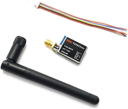 EWRF TS5823 Pro 200mW 600mW Video Transmitter Module 5.8GHz 40CH VTX 5V BEC for 180-350 FPV Racing Drone Quadcopter