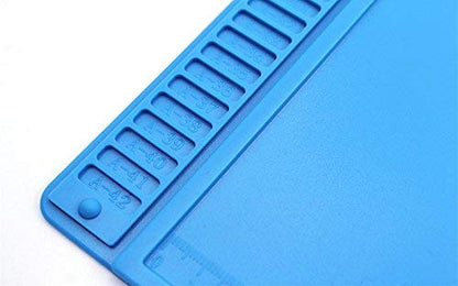 ESD Safe Anti Static Heat Insulation Working Silicone Magnetic Mat - Large (450x300 mm)