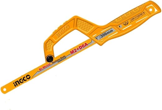INGCO MHHF1504 Mini Hacksaw Frame with 1 Pcs 300mm (12") Blade