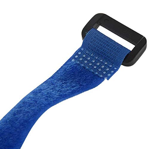 20cm Lipo Battery Strap Belt Reusable Cable Tie Wrap (Blue)